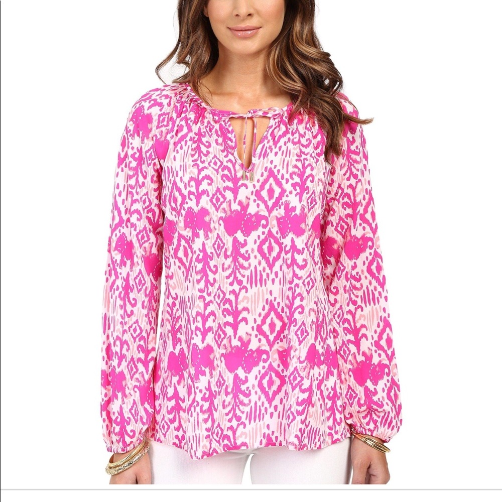 Lilly Pulitzer Willa top in tons of fun